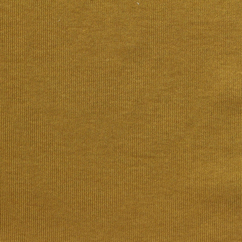 Polyester Tencel Lyocell Blend Stretch Rib Knit Fabric, 196 gsm, 176 cm — Khaki