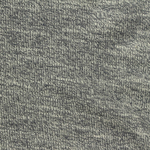 Grey Marl Interlock Knit, Cotton-Poly, 246 gsm