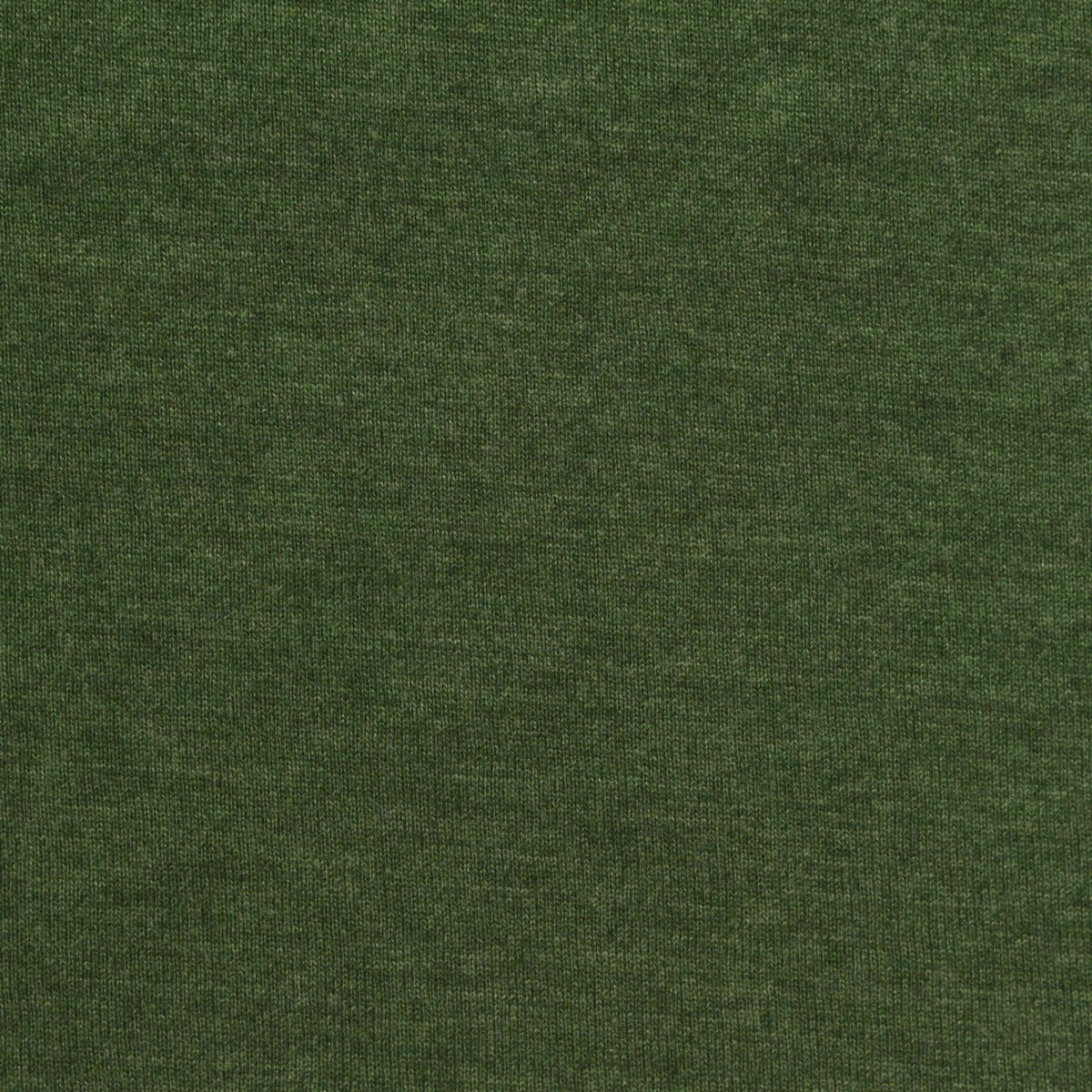 Dark Olive Marl Jersey Knit, Poly-Cotton
