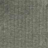 Grey Marl Rib Knit, Viscose-Poly