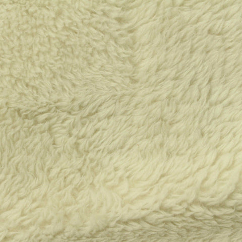 100% Polyester Sherpa Fleece Fabric, 338 gsm, 164 cm — Yellow