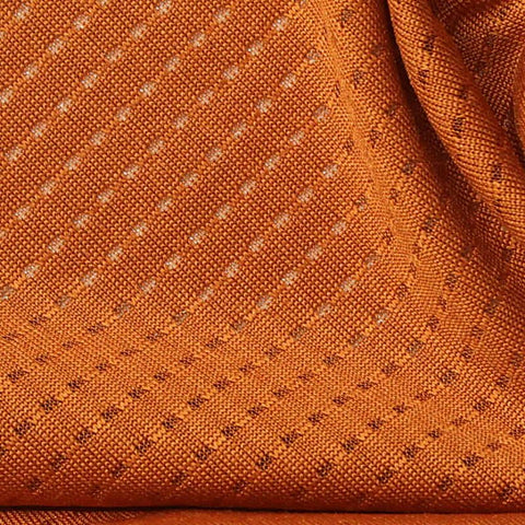Orange Dots Mesh, Polyester