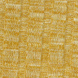 Marled Yellow Vertical-Band Rib Knit, Poly-Viscose — texture