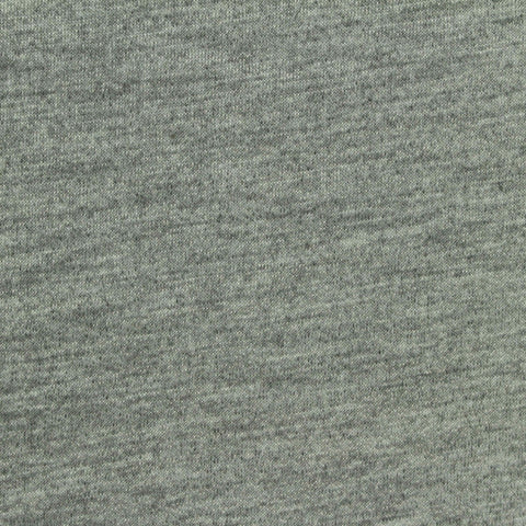 Heather Grey Marl French Terry, Polyester, 188 gsm