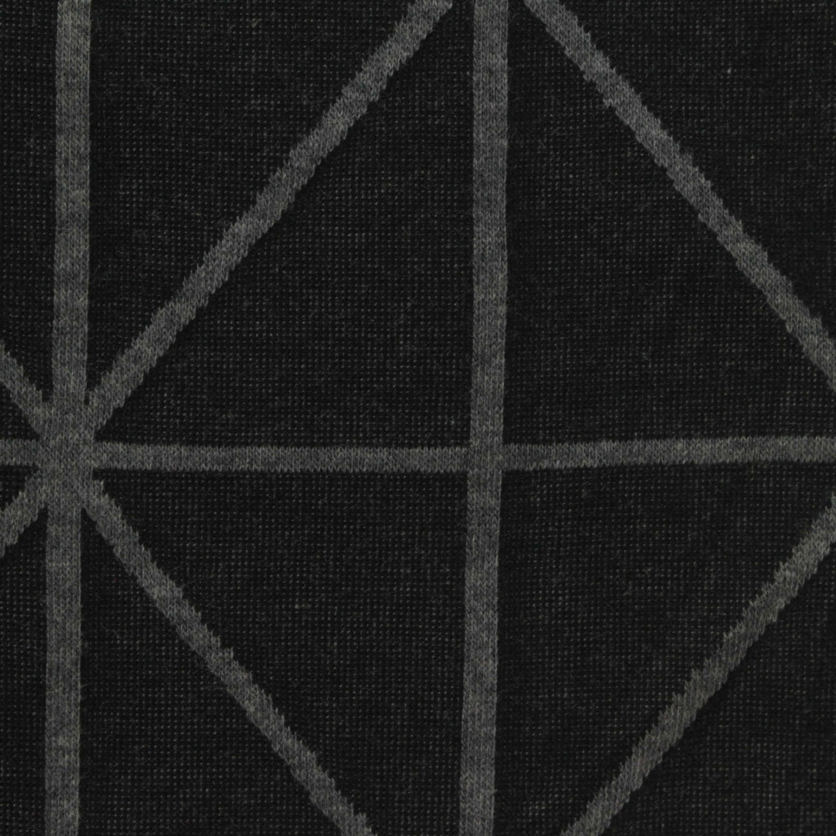 Light Grey Geometric-Line Jacquard, Poly-Cotton