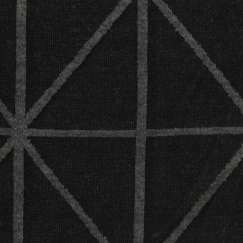 Light Grey Geometric-Line Jacquard, Poly-Cotton