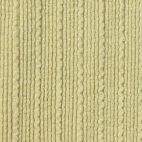Light Green Textured Rib Knit, Polyester