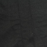 100% Polyester Interlock Knit Fabric, 280 gsm, 156 cm — Black