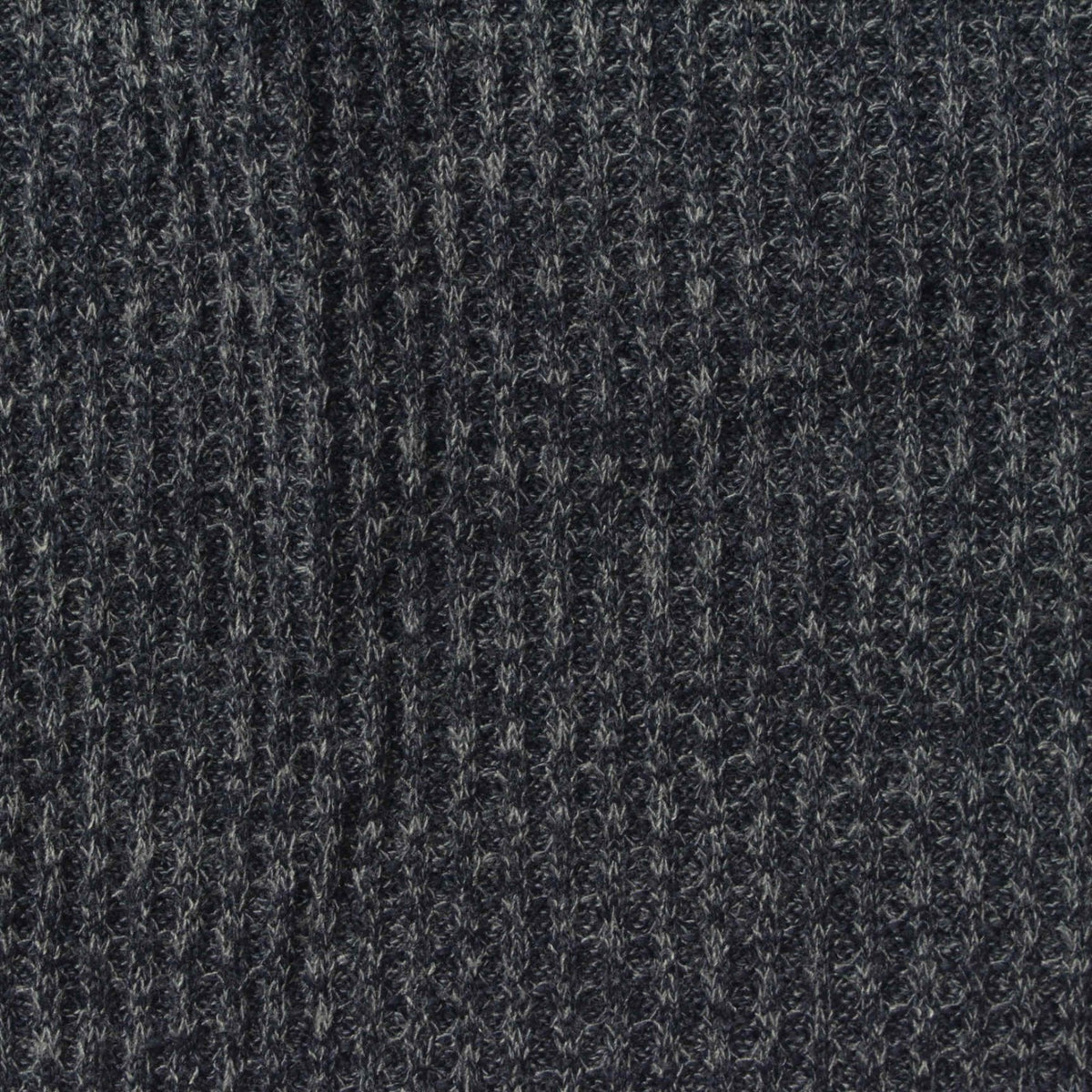 Dark Grey Marl Waffle Knit, Polyester, 310 gsm