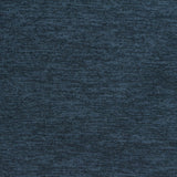 Dark Blue Heathered-Marl Interlock Knit, Polyester