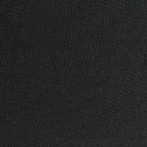Viscose Nylon Piqué Knit Fabric, 166 gsm, 176 cm — Black