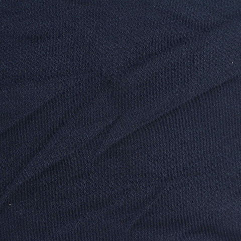 100% Polyester Interlock Knit Fabric, 175 gsm, 180 cm — Navy