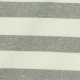 Grey Horizontal-Stripe Jersey Knit, Polyester — texture