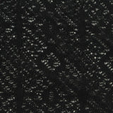 Black Openwork Chunky Knit, Polyester
