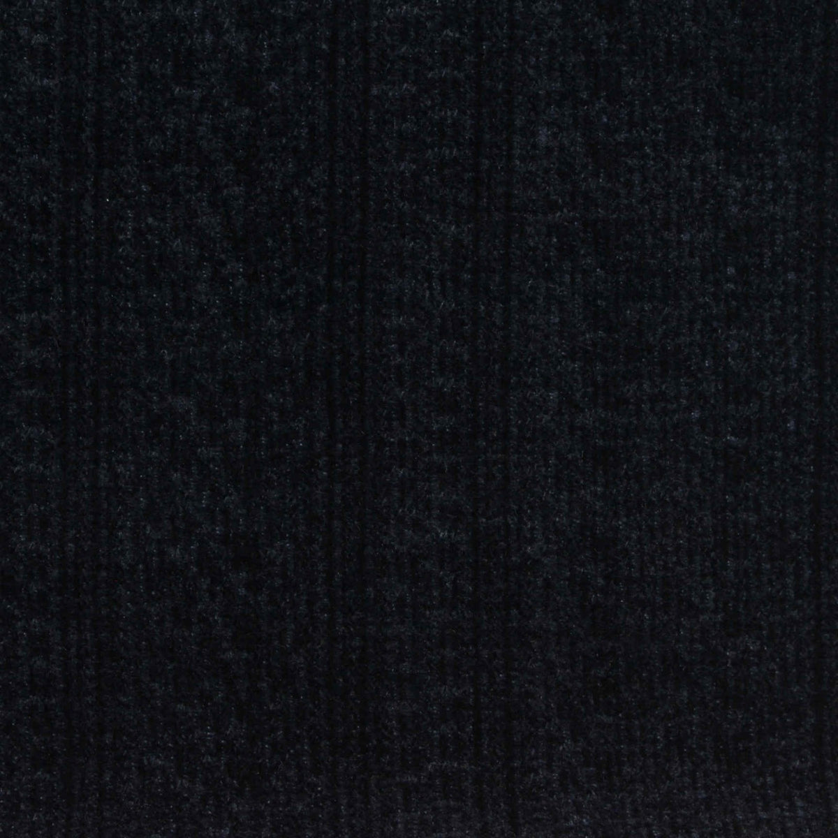 Jacquard Polyester Stretch Chenille Fabric, 280 gsm, 160 cm — Black