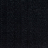 Jacquard Polyester Stretch Chenille Fabric, 280 gsm, 160 cm — Black