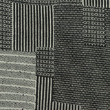 Black Stripes Interlock Knit, Polyester