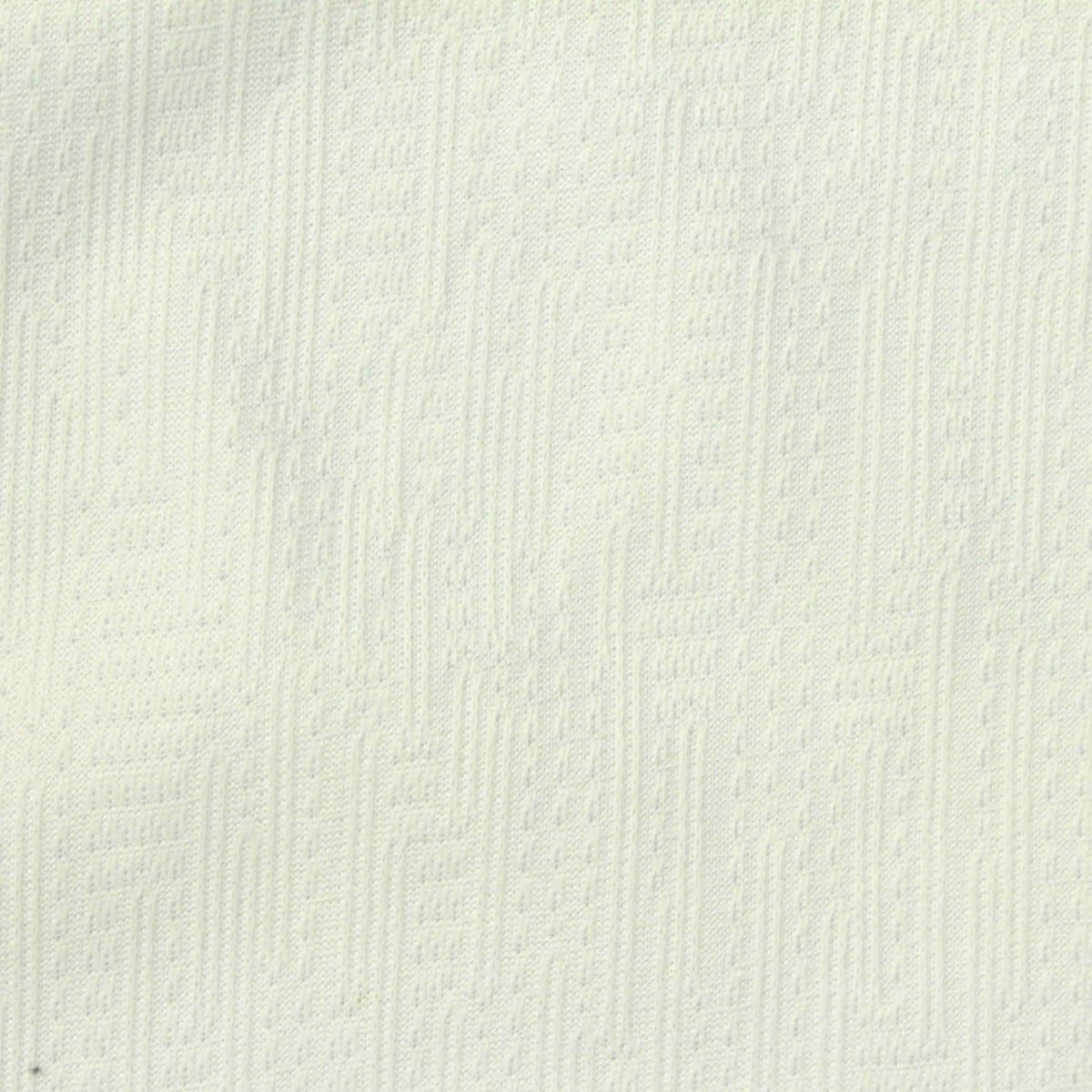 White Vertical-Line Pointelle Knit, Polyester