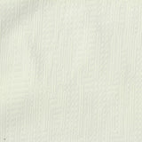 White Vertical-Line Pointelle Knit, Polyester