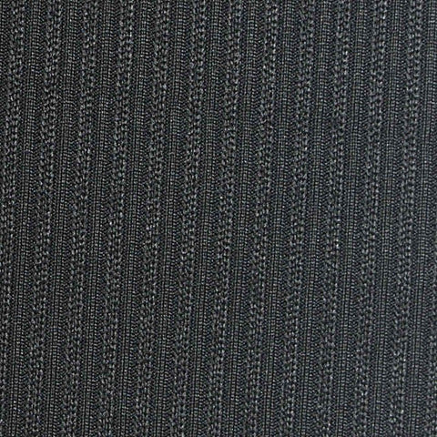 Black Ribbed Rib Knit, Polyester