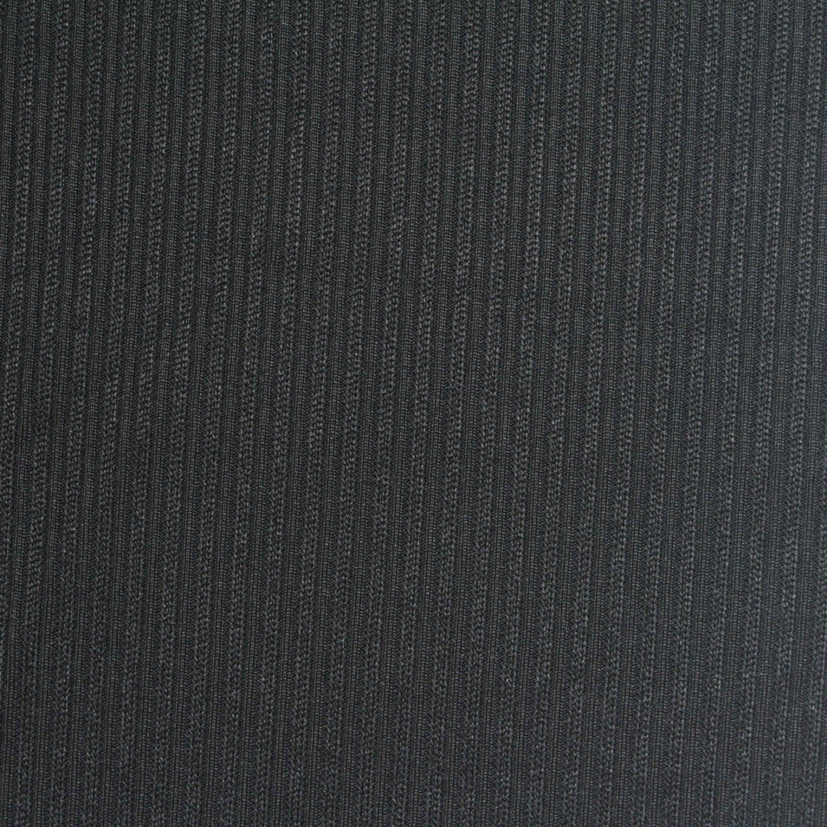 Black Ribbed Rib Knit, Polyester