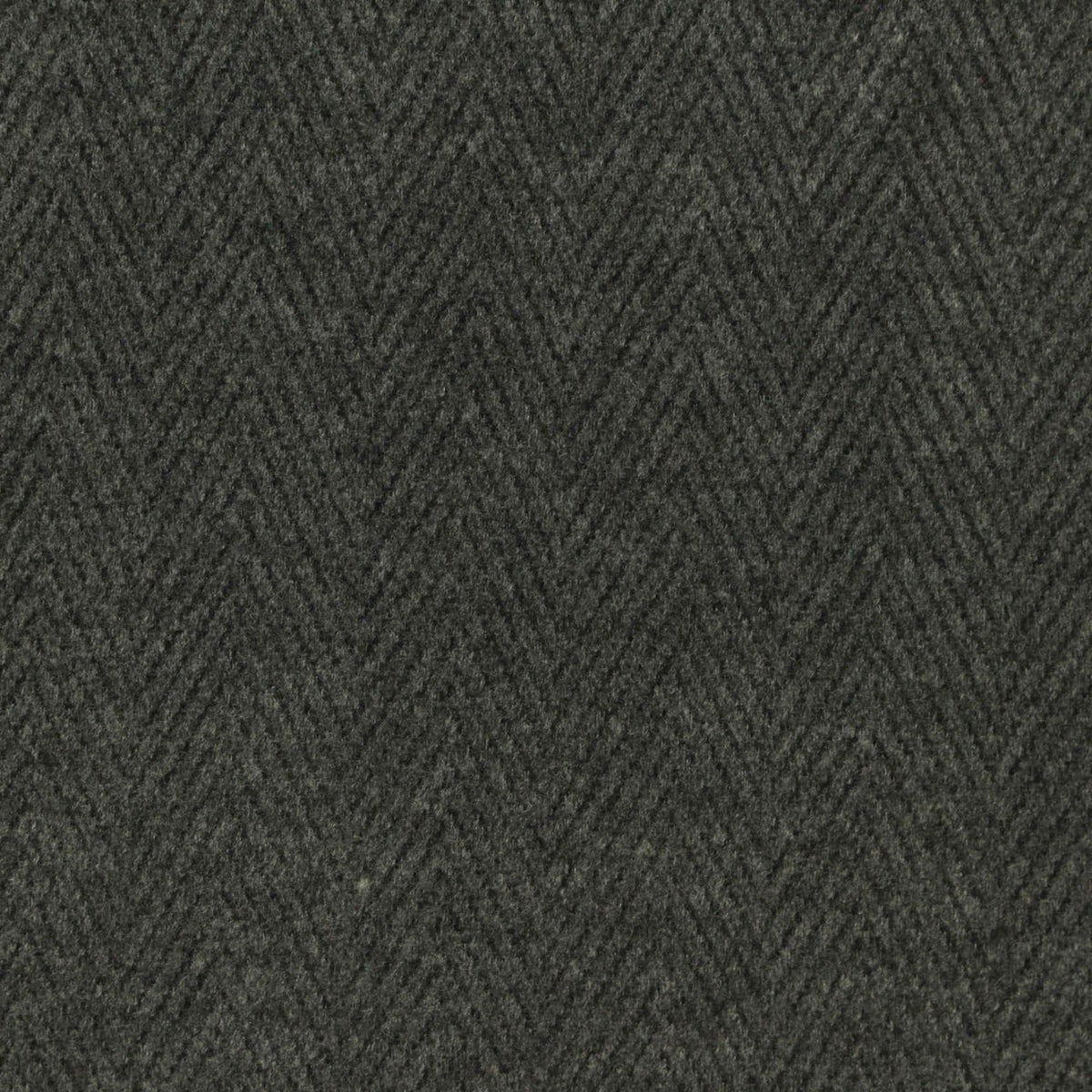 Dark Grey Herringbone Interlock Knit, Poly-Viscose