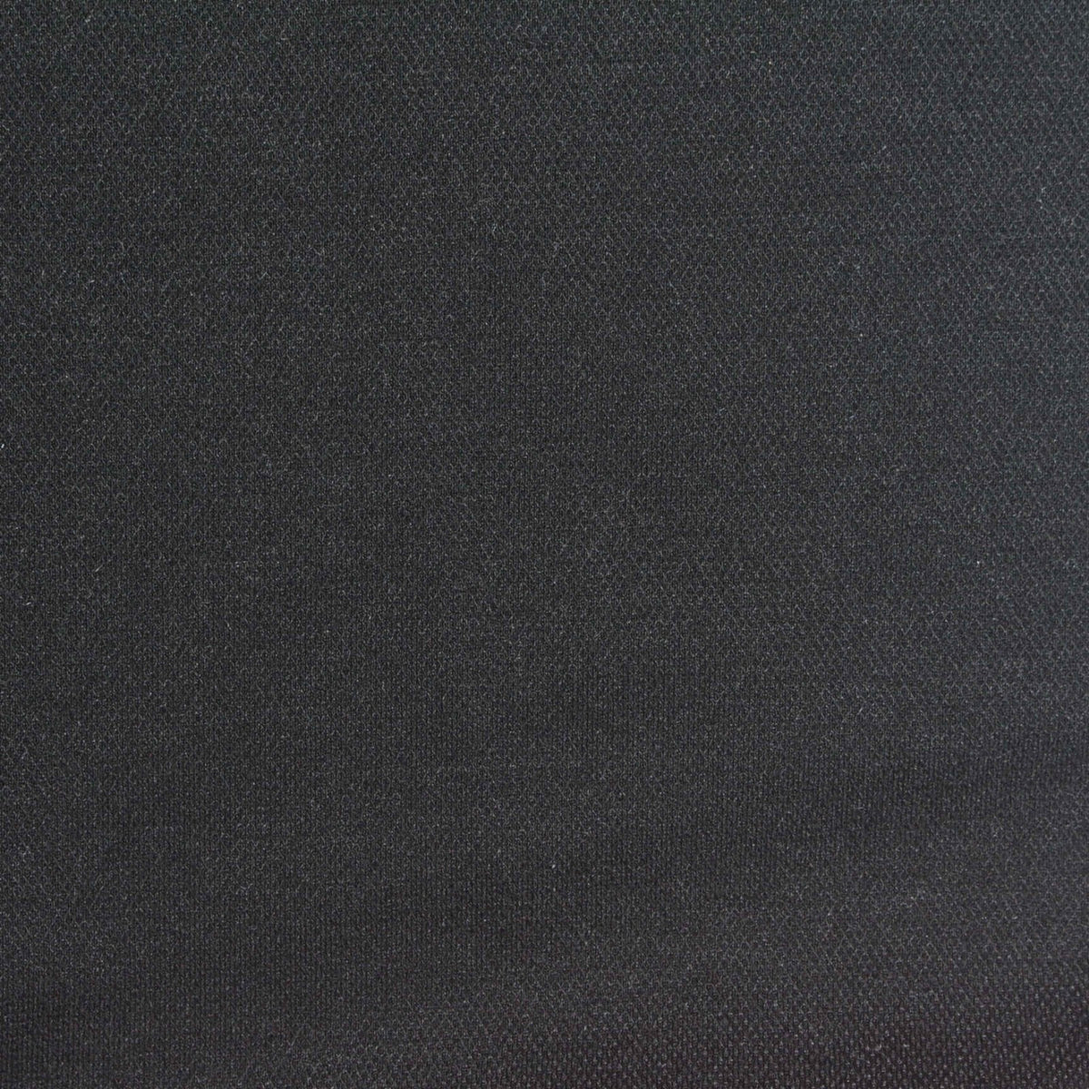 Viscose Nylon Stretch Piqué Knit Fabric, 240 gsm, 164 cm — Black