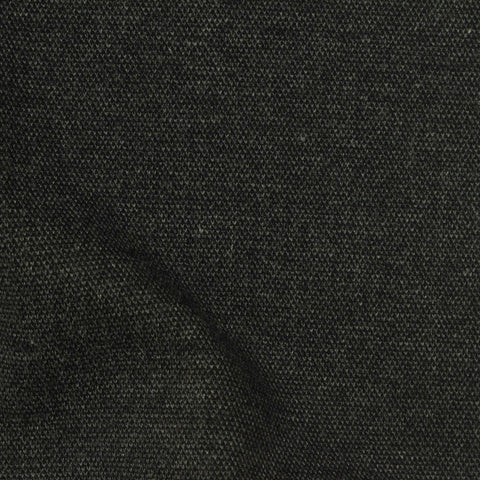 Dark Grey Marl Rib Knit, Poly-Viscose, 306 gsm