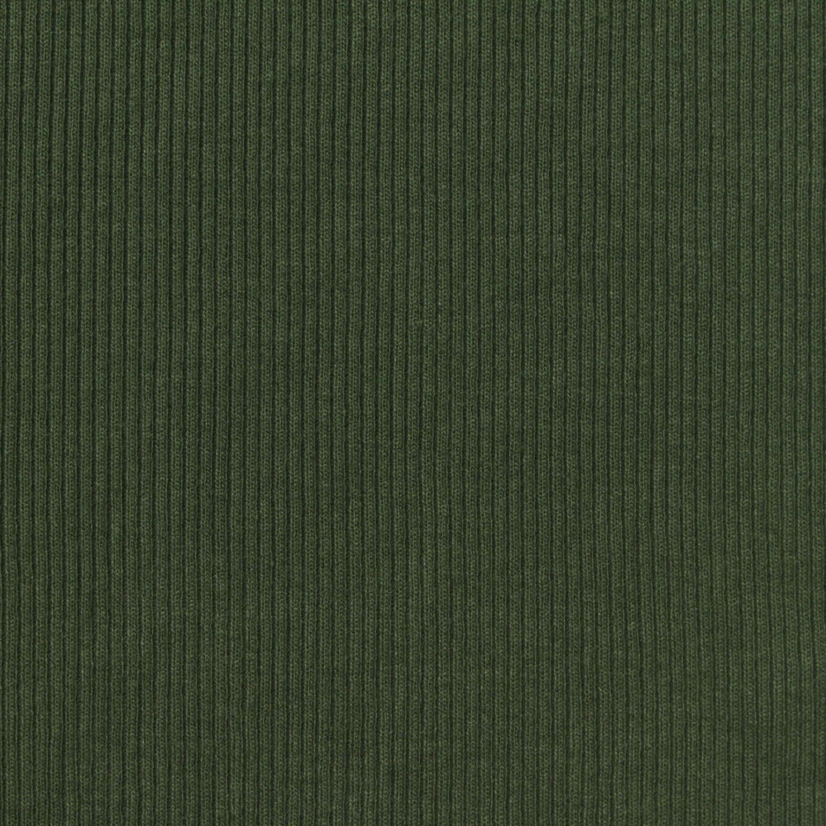 Dark Green Rib Knit, Viscose