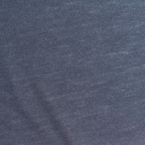 Dark Blue Marl Jersey Knit, Poly-Viscose, 140 gsm