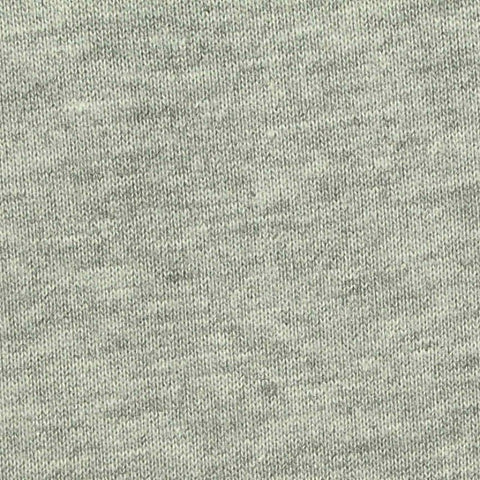 Light Grey Marl Jersey Knit, Cotton-Poly, 196 gsm