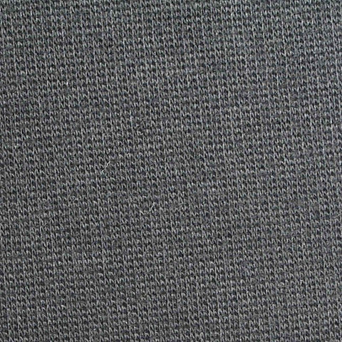 Charcoal Rib Knit, Cotton-Poly