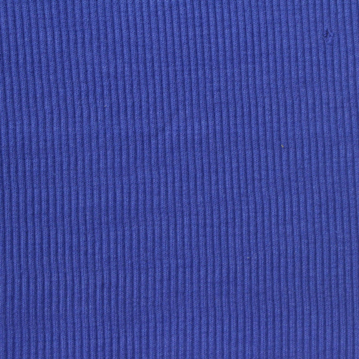 Cotton Stretch Rib Knit Fabric, 290 gsm, 154 cm — Blue