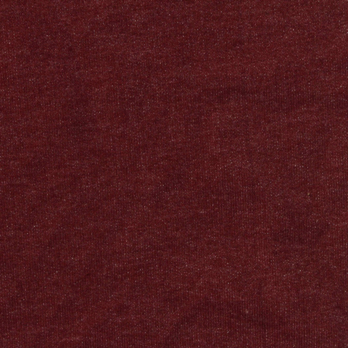 Burgundy Marl French Terry, Poly-Cotton