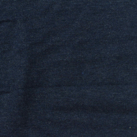 Dark Blue Marl Jersey Knit, Cotton-Poly, 180 gsm, 172 cm