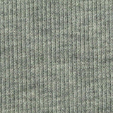 Heathered Grey Marl Rib Knit, Polyester — texture