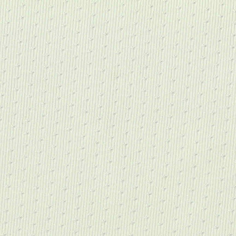 Cream Tone-on-Tone Birdseye Knit, Polyester