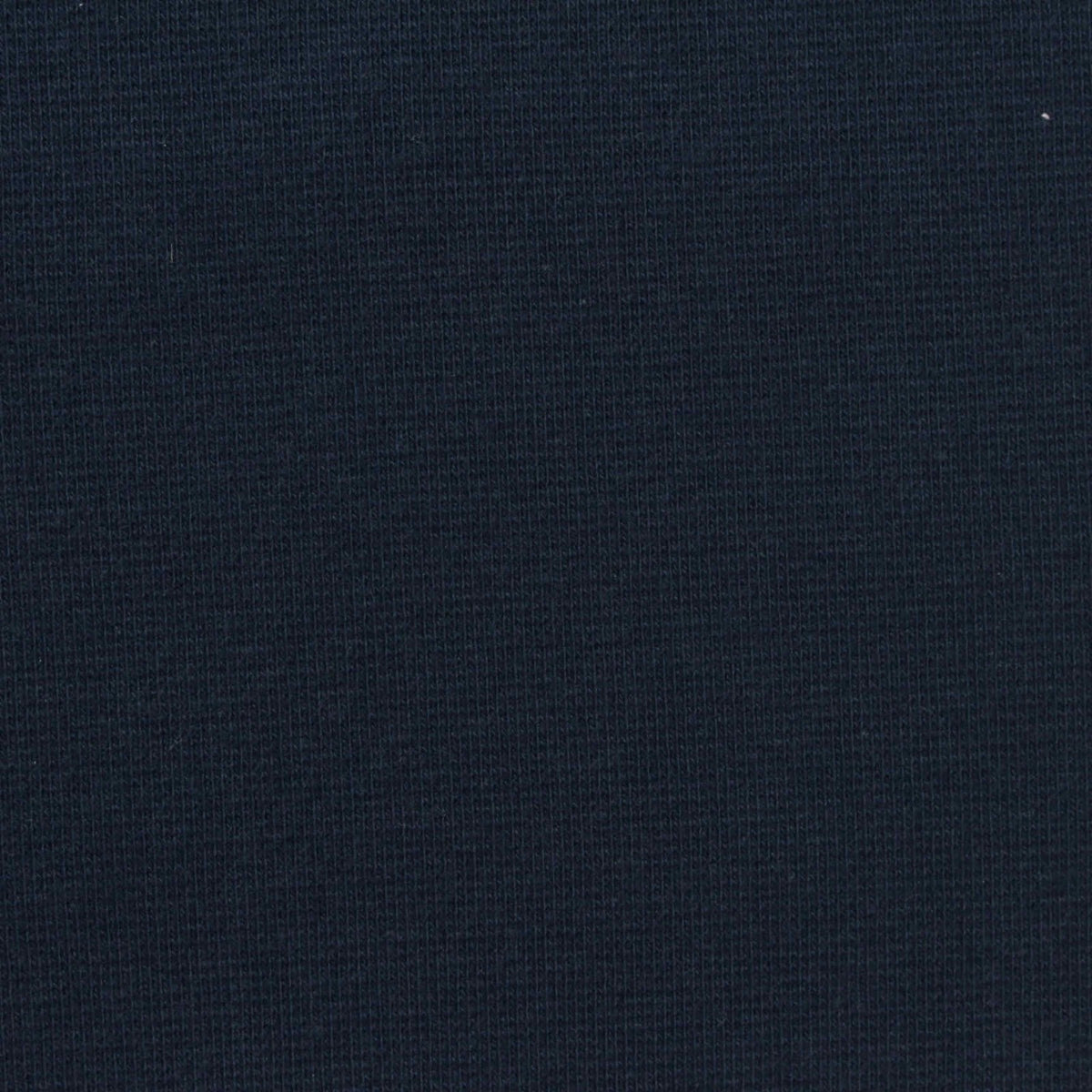 Cotton Polyester Stretch Rib Knit Fabric, 340 gsm, 184 cm — Navy
