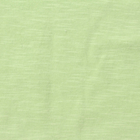 Slub Cotton Stretch Rib Knit Fabric, 258 gsm, 190 cm — Green