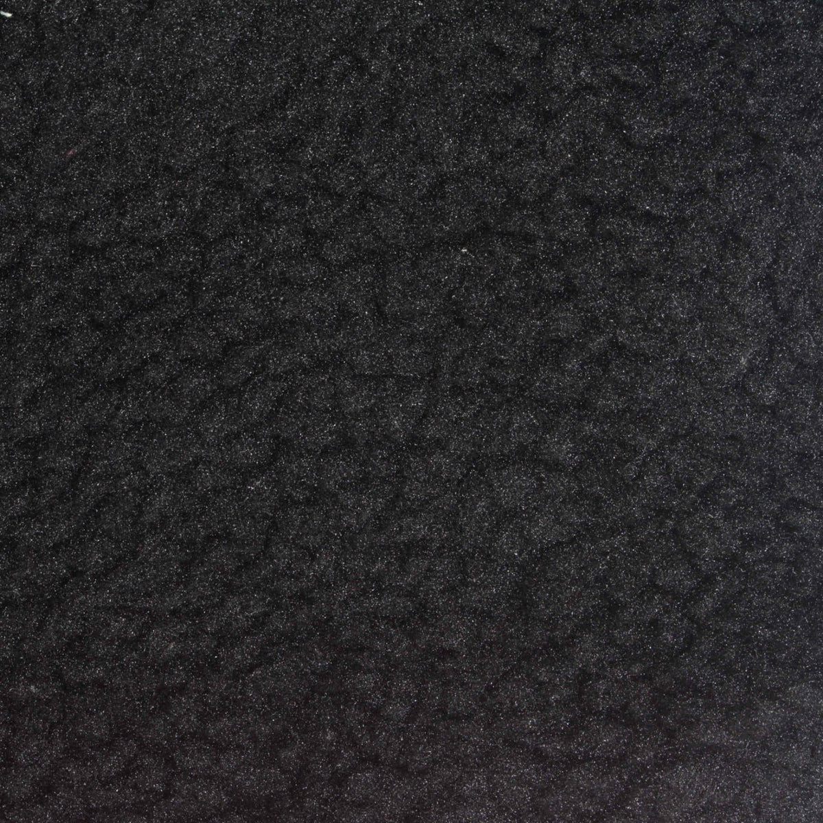 100% Polyester Sherpa Fleece Fabric, 268 gsm, 188 cm — Black