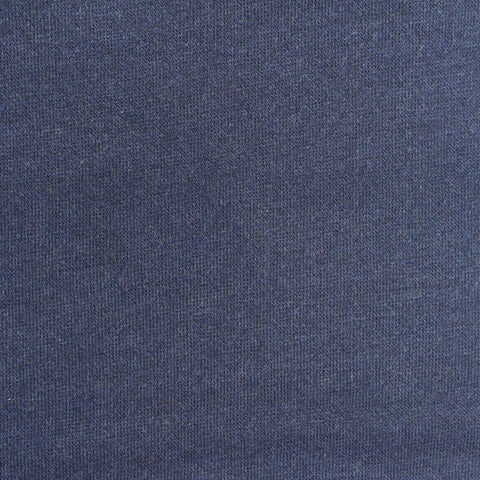 Blue-Grey Heathered-Marl Scuba Knit, Poly-Cotton