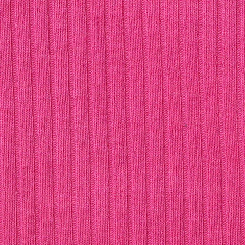 Modal Cotton Stretch Rib Knit Fabric, 180 gsm, 142 cm — Pink