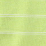 Lime Horizontal-Stripe Jersey Knit, Polyester — texture