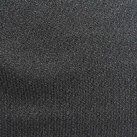 Polyester Viscose Stretch Scuba Knit Fabric, 331 gsm, 168 cm — Black
