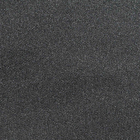 Polyester Viscose Stretch Scuba Knit Fabric, 331 gsm, 168 cm — Black
