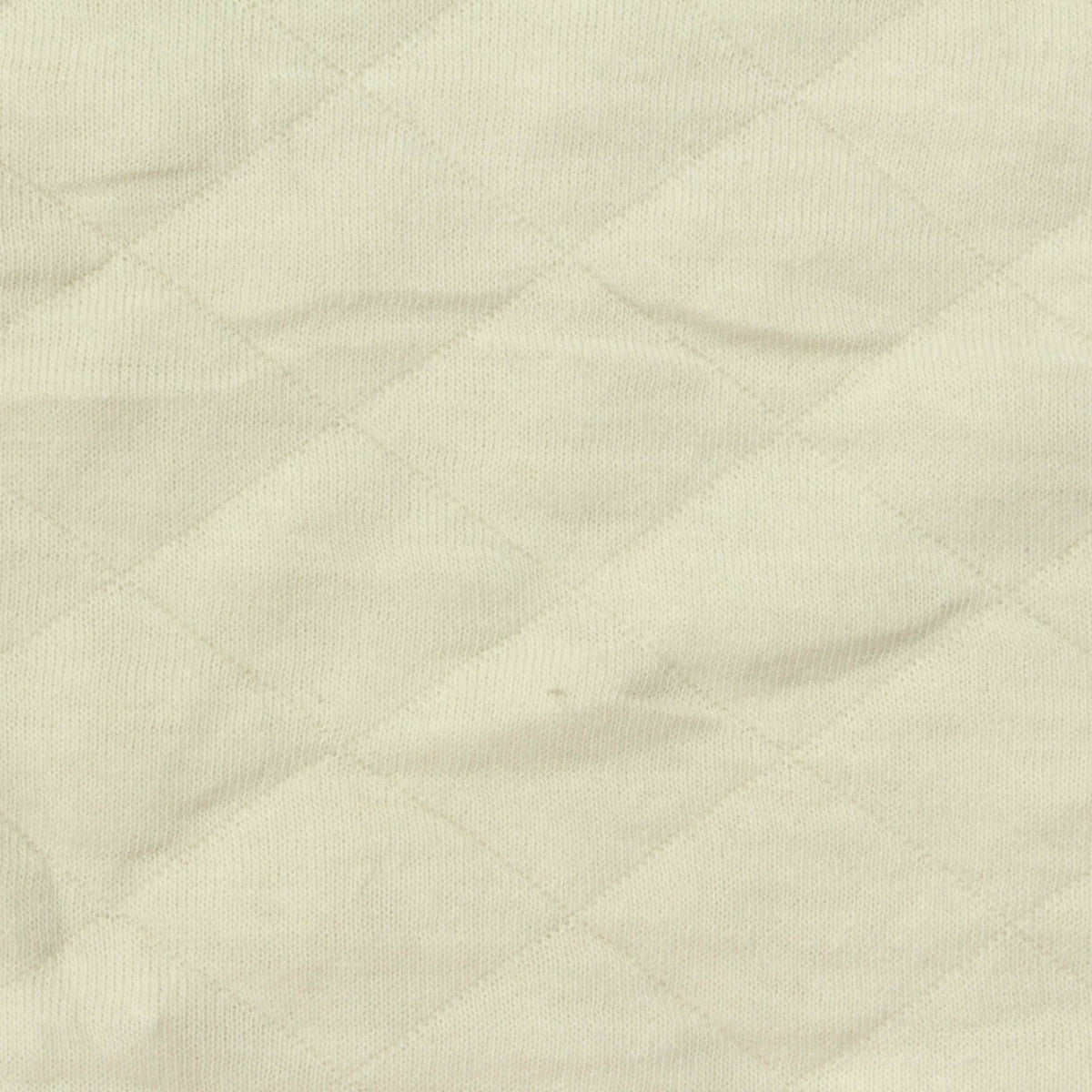 Light Cream Diamond Scuba Knit, Poly-Cotton