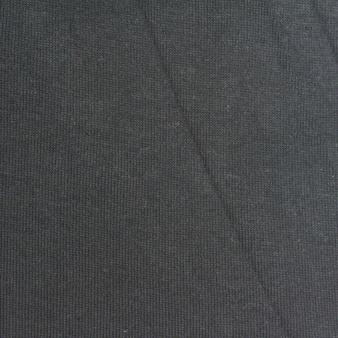 Cotton Polyester Rib Knit Fabric, 270 gsm, 198 cm — Grey