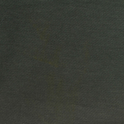 Brushed 100% Polyester French Terry Fabric, 284 gsm, 160 cm — Green