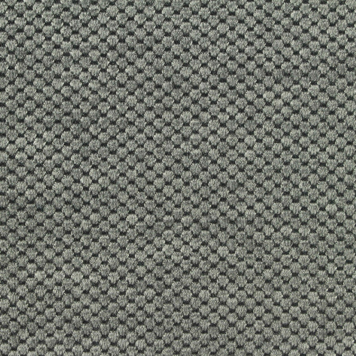 Grey Textured Interlock Knit, Polyester