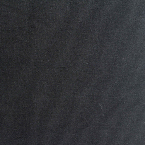 Viscose Stretch Jersey Knit Fabric, 300 gsm — Black